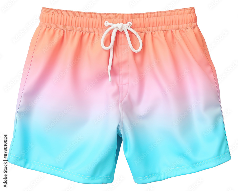 Poster PNG Shorts underpants relaxation turquoise.