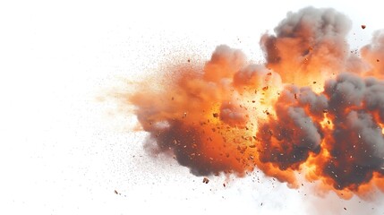 Fiery Explosion Captured