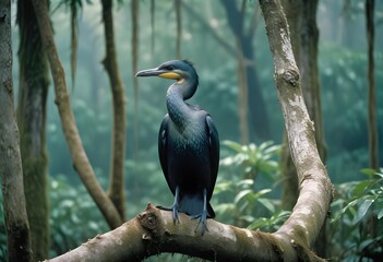 Fototapeta premium commorant bird