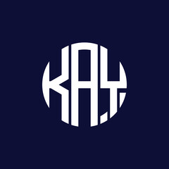 kay circle logo design