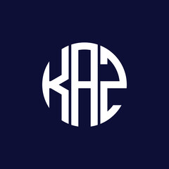 kaz circle logo design