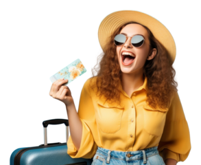 PNG Vacation summer happy sunglasses.