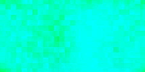 Light green vector pattern with rectangles.
