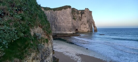 view from the cliffs of moher at the coast