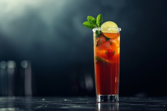 Jugo de zanahoria vase with endibia leaves on a white background