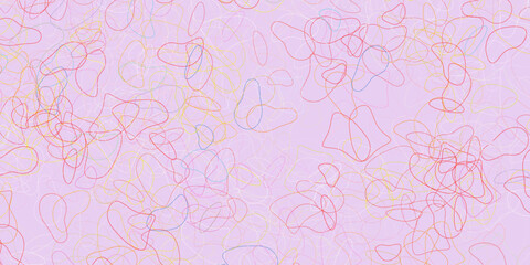 Light multicolor vector backdrop with chaotic shapes.