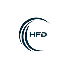 HFD logo. H F D design. White HFD letter. HFD, H F D letter logo design. H F D letter logo design in GOLD, GOLDEN LOGO, THREE, style. letter logo set in one artboard. H F D letter logo vector design.	