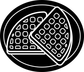 Waffles illustration vector