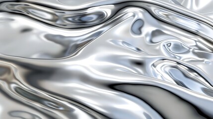 Polished Platinum with High Gloss Metal Background,Luxurious and Sleek Appearance