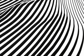 1000 parallel thin fine pencil-lines horizontally with avery straight curve , black and white 2d very graphic minimalistic 