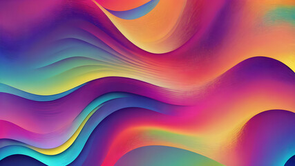 the colorful gradient and noise background.