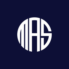 mas circle logo design
