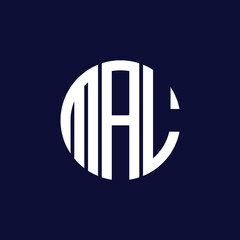 mal circle logo design