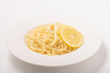 レモンクリームパスタ