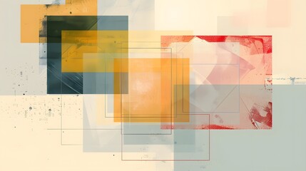 3d square background