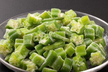 冷凍　カット　オクラ