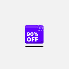 Notification box 90% off offe...
