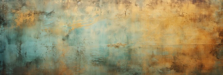 Abstract  Watercolor Painting, Textured and  Colored Background