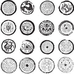 Chinese Han Dynasty patterns