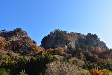 Climbing  Mount Iwabitsu, Gunma, Japan