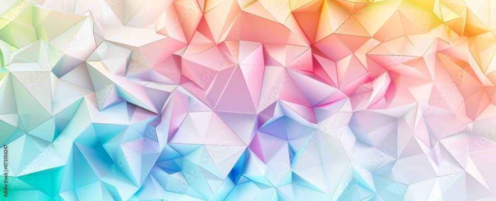 Poster abstract low-poly background. triangulated texture. design in 3d. polygonal geometric pattern. trian