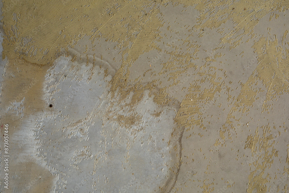 Aufkleber textured surface with golden and silver patterns