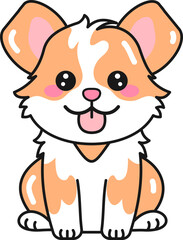 Kawaii Cute Dog Sticker