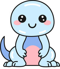 Kawaii Cute Lizard Sticker