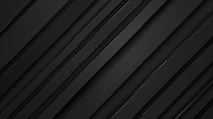 Obraz premium 3D Parallelepiped Shape Material Structure Pattern Dark Grey Abstract Background. Three Dimensional Render Geometric Graphic Abstraction 4K 8K Very High Definition Technology Black Background.