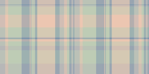 Graph background check tartan, perfection vector texture textile. Crease seamless plaid pattern fabric in pastel and light colors.