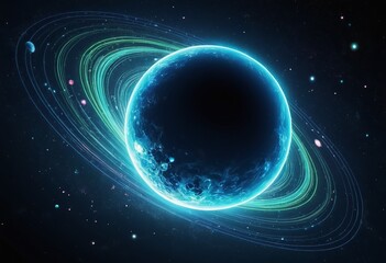 Nebula Chaser: Mysterious Craft Leaves Vibrant Trail in Cosmos