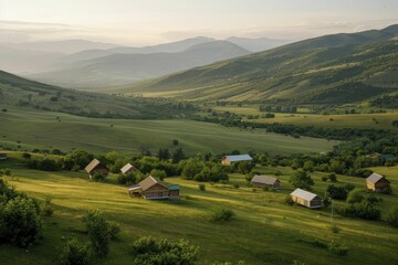 Kurban Bayram fields boast pastoral scenery, festive decorations, and a warm, welcoming atmosphere perfect for the holiday celebrations.