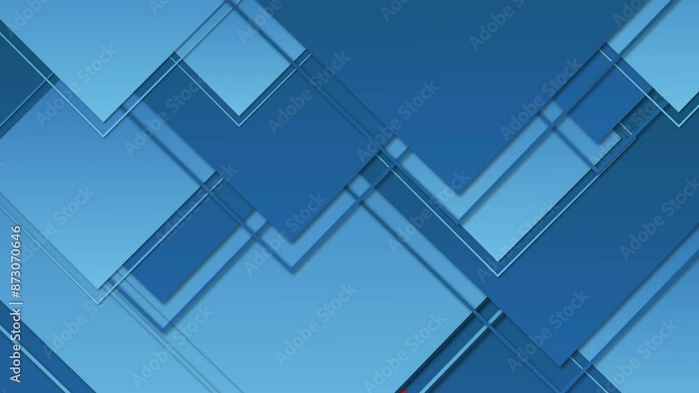 Poster abstract geometric shapes 4k loopable animation background