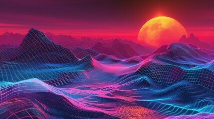 Futuristic Alien Landscape