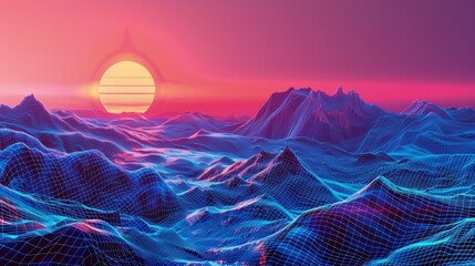 Futuristic Alien Landscape