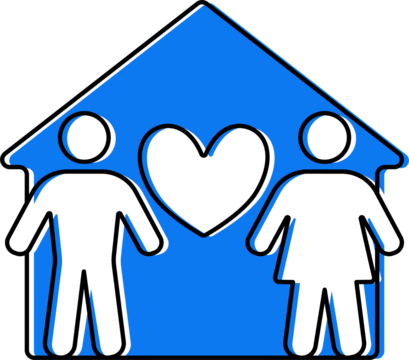 Partner life in home Icon