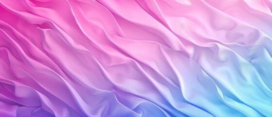 A pink, blue, and purple striped fabric