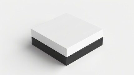 Minimalist Black and White Box
