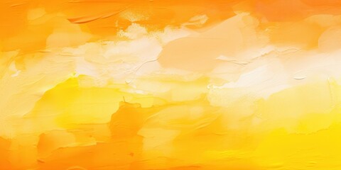 Abstract Orange and Yellow Painting