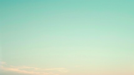 A gradient pastel sky background with a blend of baby blue and light gray, mimicking the serene and clear morning sky after a night's rain.