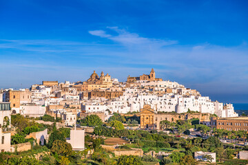 Ostuni, Italy Historic Town Skyline