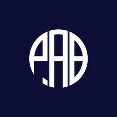 pab circle logo design