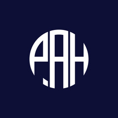 Obraz premium pah circle logo design