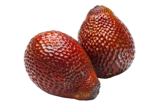 Salak snake fruit isolated on transparent background