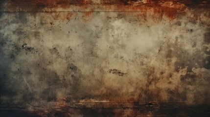 Obraz premium Grunge Texture Background with Rust and Weathered Surface Creating an Aged and Vintage Look. Generative AI