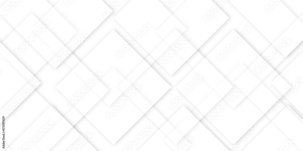 Poster abstract modern white and gray pattern geometric luxury gradient line background random square shape
