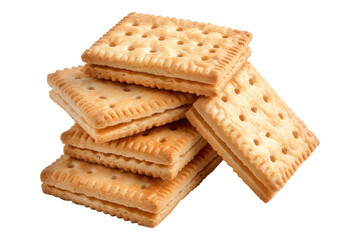 Tea biscuit isolated on transparent background