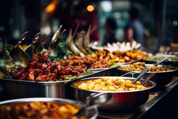 Obraz premium Close up of buffet