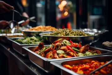 Obraz premium Close up of buffet