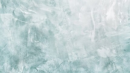 Obraz premium A rough texture background in pale aqua and light gray, featuring soft grooves and grain patterns that suggest a calm and serene ambiance.